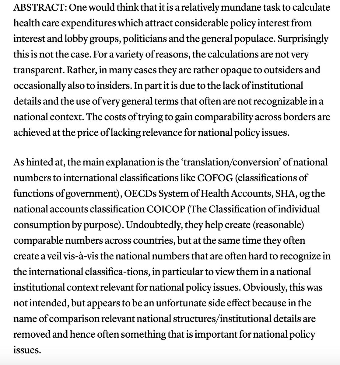 NHE_SDU's tweet photo. How are Danish health expenditures calculated? - New NHE Discussion Paper by Kjeld Møller Pedersen: https://t.co/fCXGwsuvZl https://t.co/lGGZ3RxJVZ