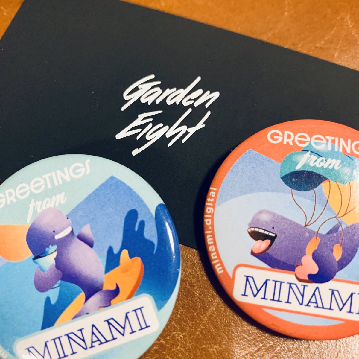 Thank you for greeting @minami_digital 🐳🇯🇵