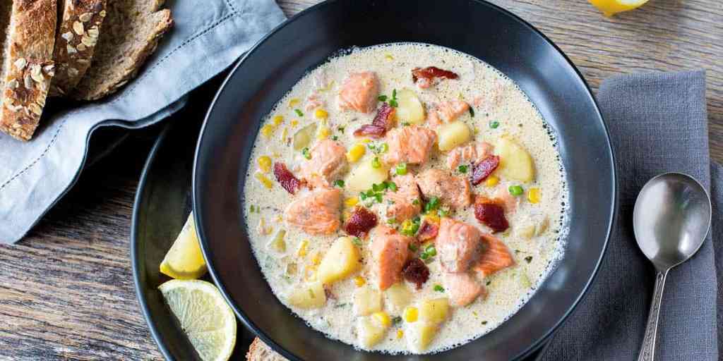 connectrue's tweet image. Salmon Chowder connectrue.com/salmon-chowder/