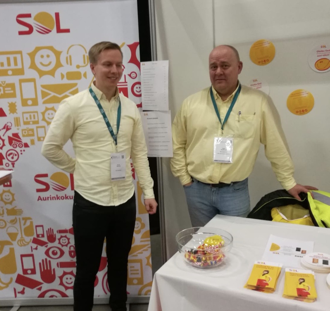 Olemme tänään mukana Rekry, työelämä &amp; koulutus 2020-messuilla Jyväskylän Paviljongissa. Tervetuloa mukaan keskustelemaan työ- ja uramahdollisuuksista. #ura #rekry #jyväskylä #kesätyö <a href="/SOLHePa/">SOLHenkilöstöpalvelu</a>