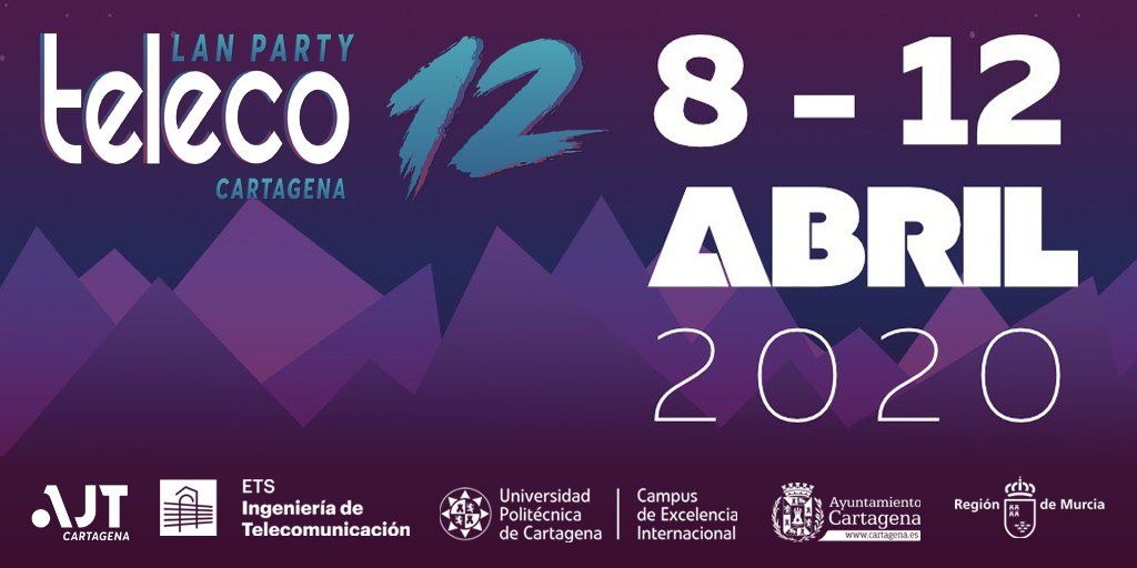 TelecoLANParty's tweet photo. Y la gran noticia es... ¡QUE YA TENEMOS LAS FECHAS DE LA #TLP12! Esta edición será del 8 al 12 de abril, ¿os apuntáis? 💃💃👩‍💻👨‍💻 https://t.co/0v5AJBNOwq