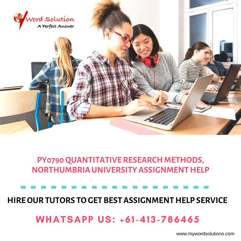 mywordsolution's tweet image. PY0790 Quantitative Research Methods, Northumbria University Assignment Help...

mywordsolutions.com

#PY0790 #QuantitativeResearchMethods #NorthumbriaUniversity #AssignmentHelp #AssessmentHelp #AssignmentSolutions #CourseHelp #Tutors #Homework