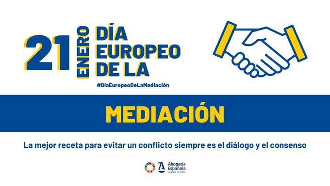 ICALBA_AB's tweet photo. 21 de enero, Día Europeo de la Mediación. https://t.co/zd2T2fsh4v https://t.co/IC2YXed6lH
