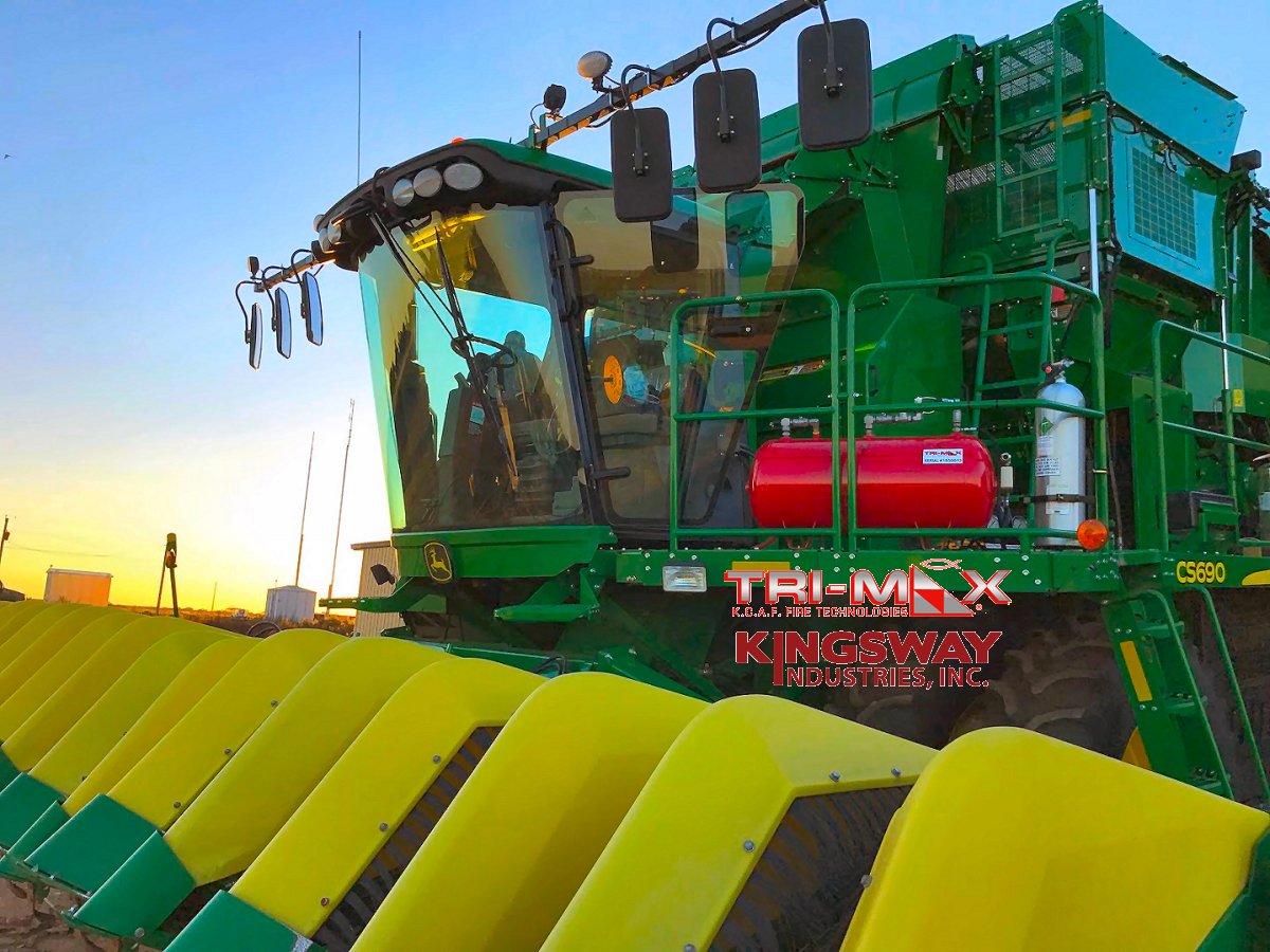 TriMaxCAFS's tweet image. Tri-Max™ Fire Suppression Technologies
trimax.us  530-722-0272
TRI-MAX™ Engine Cold Air Foam Fire Suppression (ECAFS) protecting John Deere Cotton Harvesters in Texas.
#firesuppression #ecaf #enginefire #reddingca #johndeere 
#compressedairfoam #firefighter