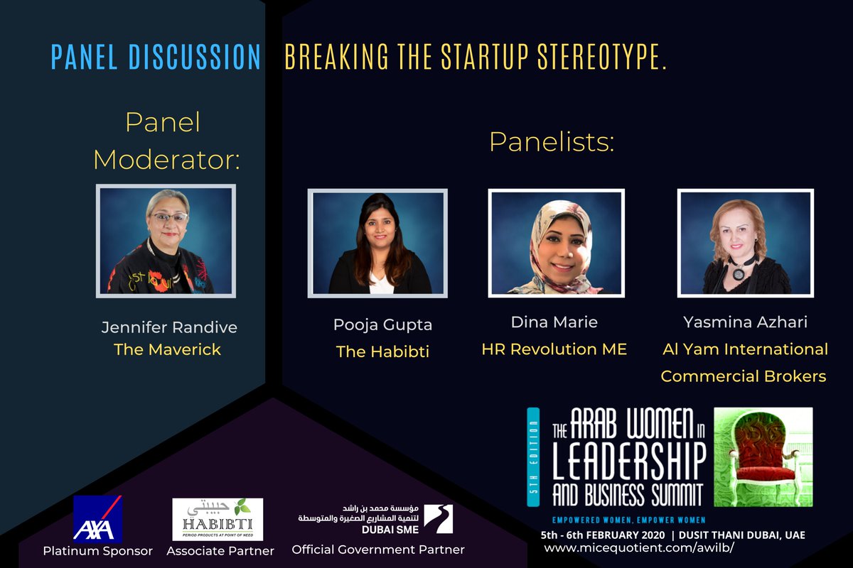 Meet them in a gruesome panel discussion. 

Register now micequotient.com/awilb/

#AWILB5 #AWILB2020 #BusinessWoman #Leadership  #Development #Conferences #AWILB #GCC #MiddleEast #genderequality #jointherevolution #Networking #BusinessEnablers #KnowledgeEnhancers