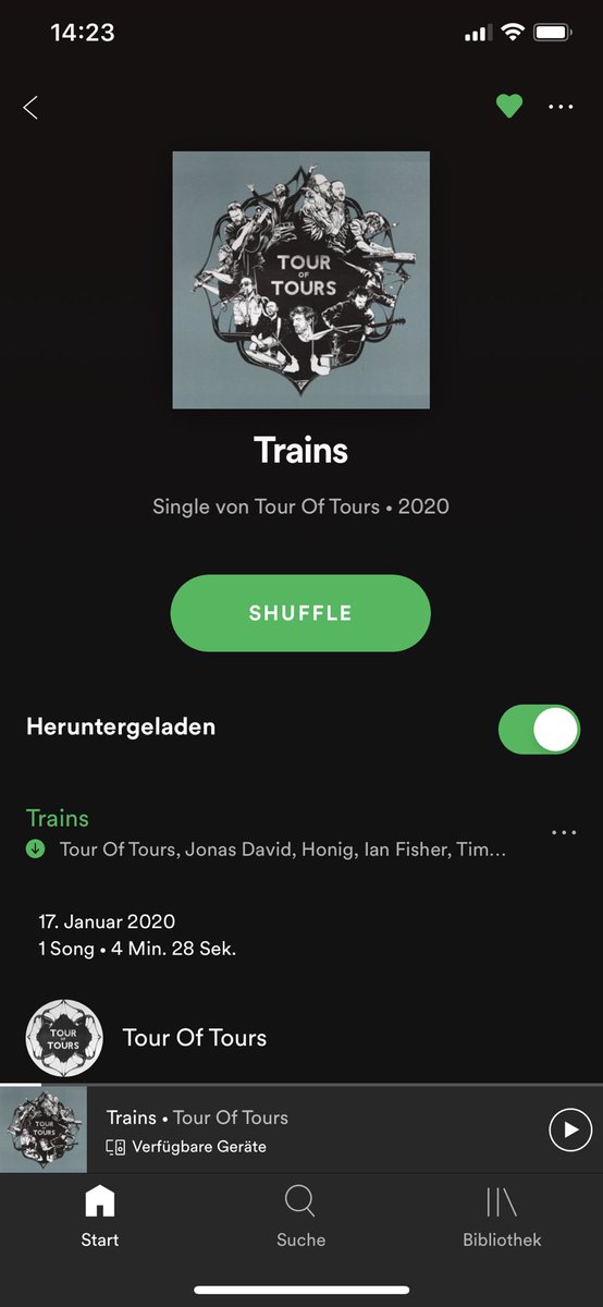 Wer von euch hat denn schon unsere neue Single #trains gehört? <a href="/SpotifyDE/">SpotifyDE</a> <a href="/iamjonasdavid/">jonas david</a> 
open.spotify.com/track/51cIQr7u…