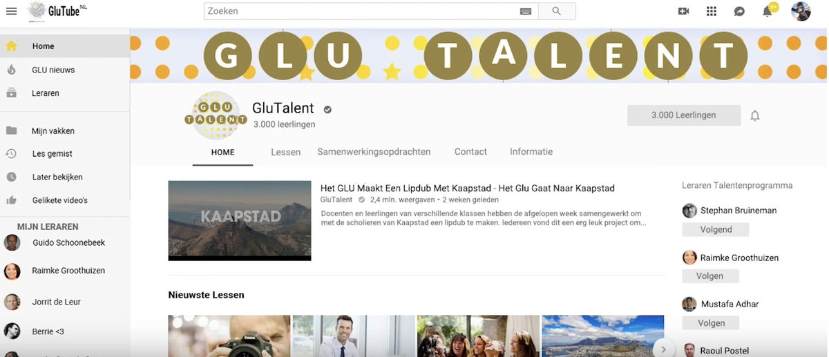Jouw talent nog beter benutten? Wellicht is het GLU Talentprogramma dan iets voor jou? Vorig jaar ging een groep studenten naar Kaapstad. Sluit jij volgend jaar ook aan? Zaterdag 25 januari kan je al jouw vragen stellen tijdens onze Open dag. Tot dan?! youtu.be/Hoz3i3kA-vk