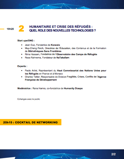 Nunki (@nunkiapp) on Twitter photo 🤝 tonight 6PM at <a href="/joinstationf/">STATION F</a> we are thrilled to participate to the <a href="/RegionNormandie/">Région Normandie</a> & and <a href="/HumanityDiaspo/">Humanity Diaspo</a> Conference "New Technologies & Peace : for better or for worse" with <a href="/Herve_Morin/">Hervé Morin</a> & Mr Priollaud ! register here 👉 lnkd.in/gP--29U
#peace #stationf #event #free 🤝 tonight 6PM at <a href="/joinstationf/">STATION F</a> we are thrilled to participate to the <a href="/RegionNormandie/">Région Normandie</a> & and <a href="/HumanityDiaspo/">Humanity Diaspo</a> Conference "New Technologies & Peace : for better or for worse" with <a href="/Herve_Morin/">Hervé Morin</a> & Mr Priollaud ! register here 👉 lnkd.in/gP--29U
#peace #stationf #event #free