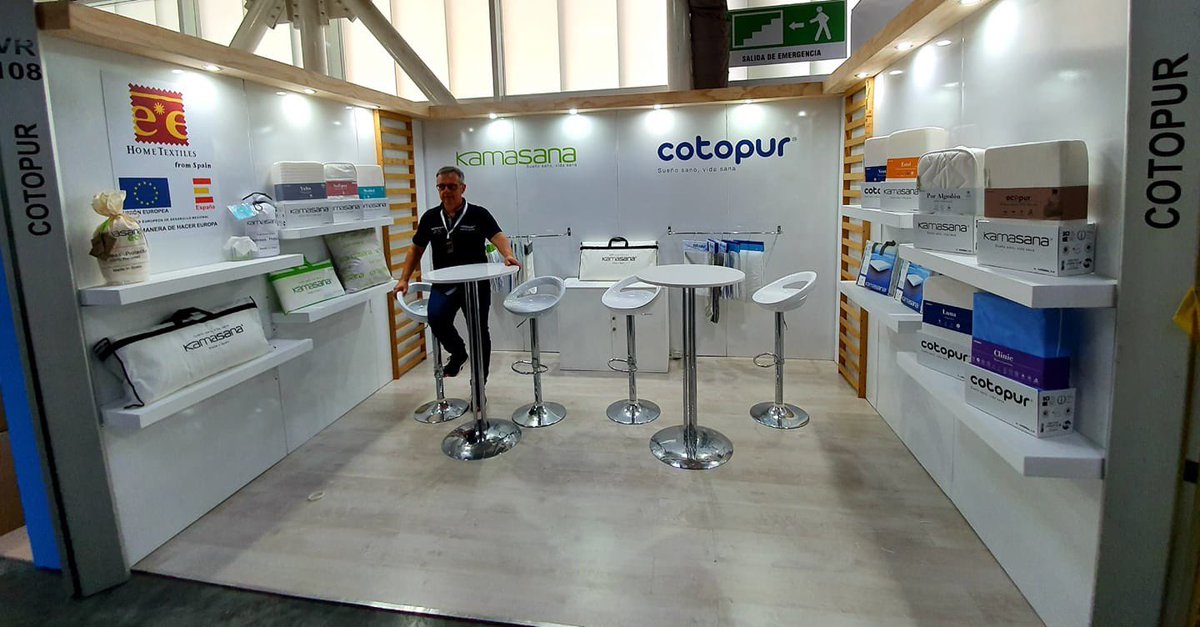 Asistimos a una nueva edición de #Colombiatex , la feria textil más importante de Sudamerica
#cotopur