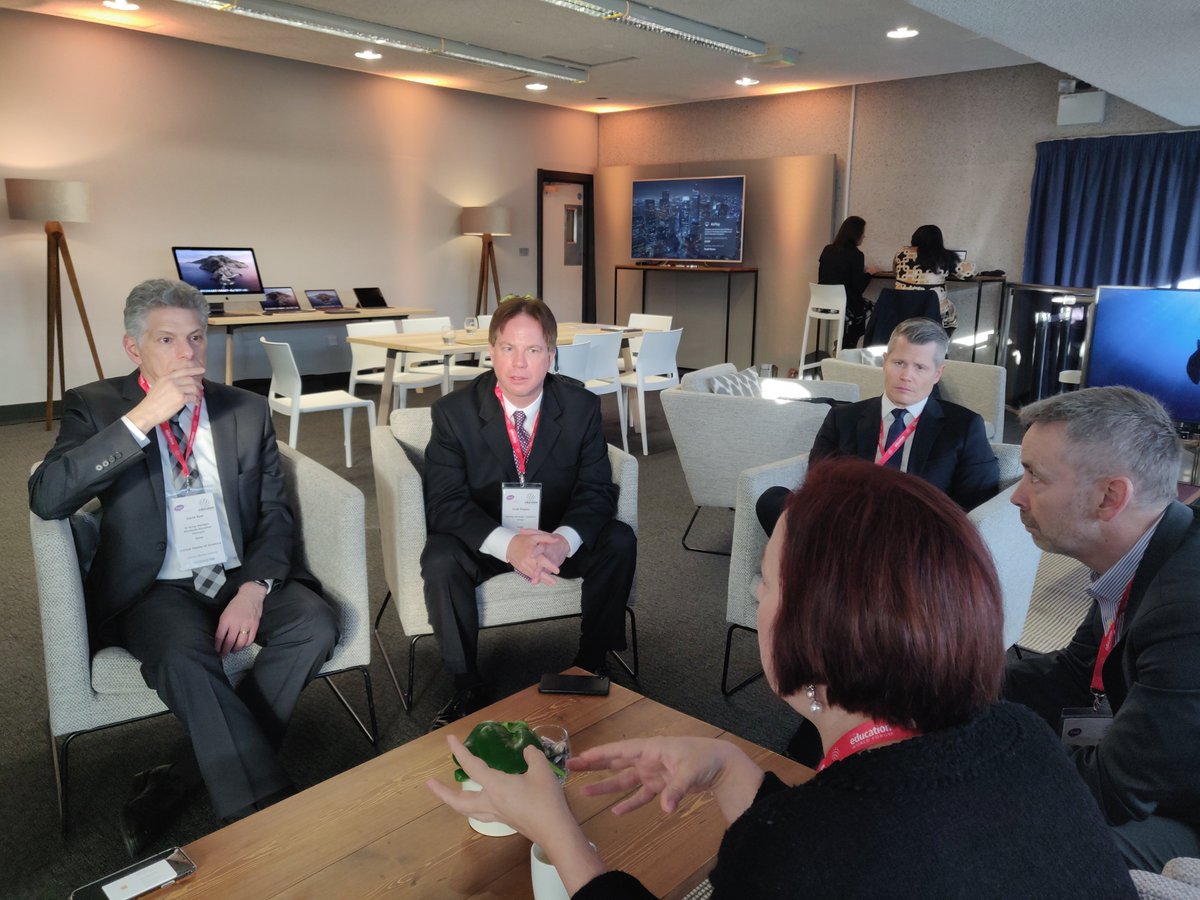 haridusmin's tweet image. A lot of food for thought from the meeting with @Apple at #EWF2020 - minister @Mailis_Reps seeking for possible ways for further cooperation as #Estonia 🇪🇪 is a perfect testbed for piloting different solutions in education.

Welcome to the #EducationNation !
