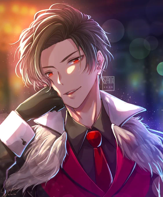 Lucifer fanart!! Love how I did the lighting here 💕 hope ya guys like this sexy boi 😂 #obeyme #obeymejp #obeymeshallwedate #ObeyMeFanart #obeymemasters 