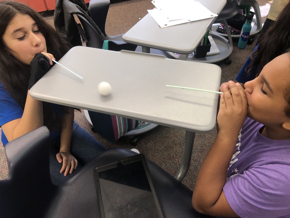 happily_teachyp's tweet photo. Ping pong blowing for balanced and unbalanced forces! STEM Soars! We love our labs... they are starting to love the lab reports tooπ€πΌπ₯°
#STEM #STEMed #STEMeducation #stemsoars #flaglerstem #flaglercountystem https://t.co/TK1QZCIRkc
