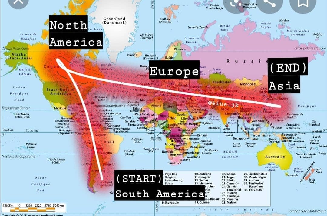 4ine_jk's tweet photo. So basically they will start from South America and finish the tour in Asia.
IT'S A 7 AGAIN GUYS😭💜
#BTSTOUR2020 @BTS_twt https://t.co/Lw0VFAAaEy