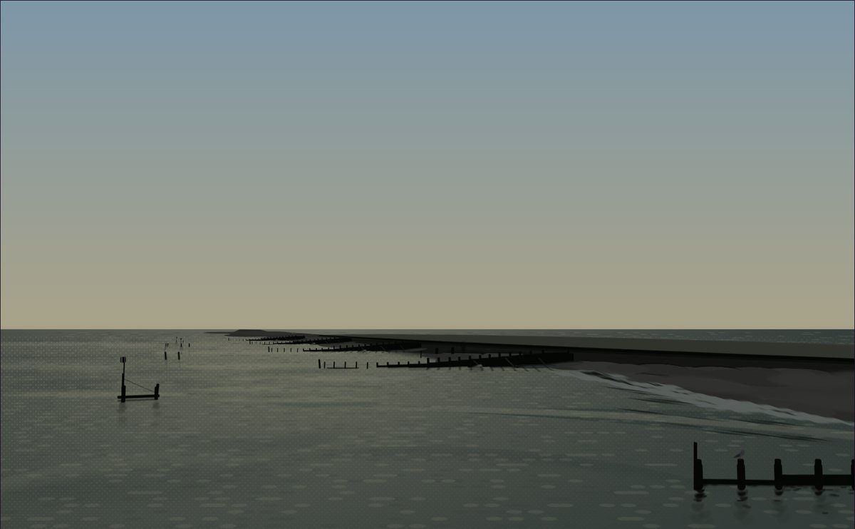 ivorjetski's tweet image. What a beach! #CSS #purecss #cssart #paintbynumbers