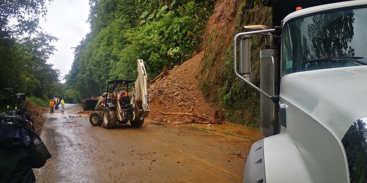 A las 8 de la mañana se estará habilitando el paso por la ruta 32 según informa David Meléndez,  jefe de emergencias del MOPT @SinartNoticias