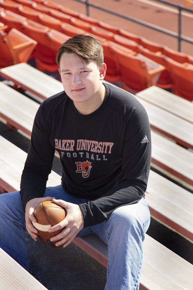 alexberg55's tweet photo. Proud to be a wildcat!! ⚫️🟠 @BakerU_Football @CoachDavidBowen https://t.co/HDGXecSoHy