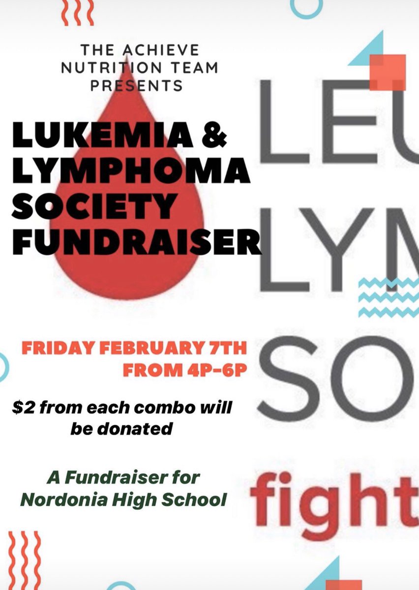 sarah_lohm's tweet photo. If you weren’t able to make it to our chipotle night, be sure to stop by @achievenutritin this Friday from 4-6pm to support our Students of the Year campaign! For every shake sold, two dollars will be donated to our cause. We hope to see you there! https://t.co/mK6UhAfbEc