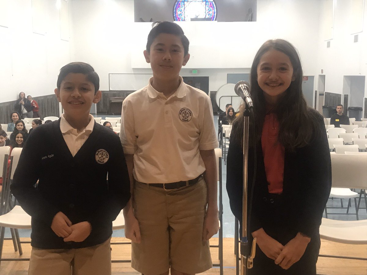 SRLChulaVista's tweet photo. Congratulations to all our Spelling Bee winners! Everyone did a fantastic job! 🐝 🏆 #spellingbee #chulavista #catholicschools https://t.co/AobUAwxv0H