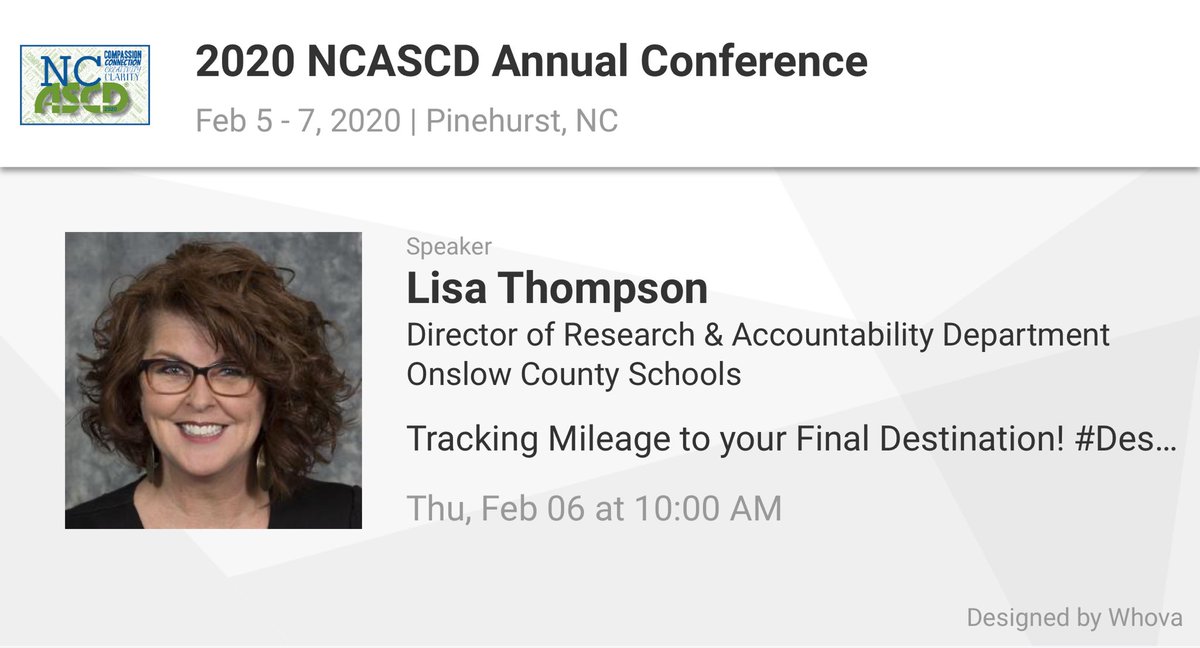 I am speaking at 2020 NCASCD Annual Conference. Please checkout the details of my talk at: whova.com/embedded/speak…