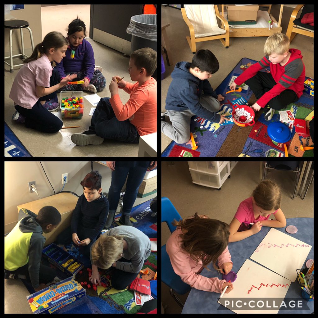 EIMGrade3's tweet photo. What’s better than playing Literacy games with our own classmates?  Why, it’s playing Literacy games with our own classmates along with our Book Buddies, of course!! @EiMbain and class joined @EIMGrade3 for a period of fun! @EIMJaguars https://t.co/zZMYU2AOWG
