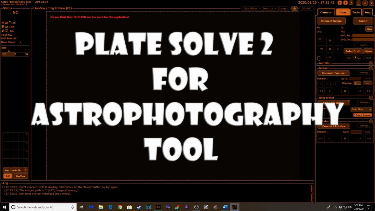 Vaillant0879's tweet photo. Need help understanding Plate solving and how to use this powerful feature in APT? Then check this...
#astrophotography #platesolving #astronomy #APT #planewave
https://t.co/p0fhYChCjP https://t.co/RNCg0FR348