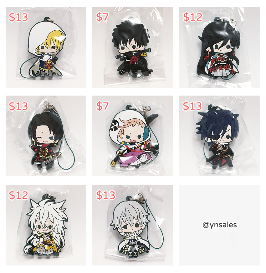 ynsales's tweet photo. Touken Ranbu merch

#toukenranbu #tkrb #yamanbagirikunihiro #yamanbagiri #doudanuki #izuminokami #kashuu #iwatooshi #shokudaikiri #mitsutada #kogitsunemaru #tsurumaru https://t.co/aqTmOzDgC4