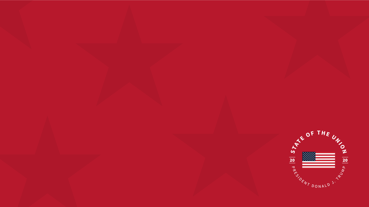 White House State of the Union graphic.