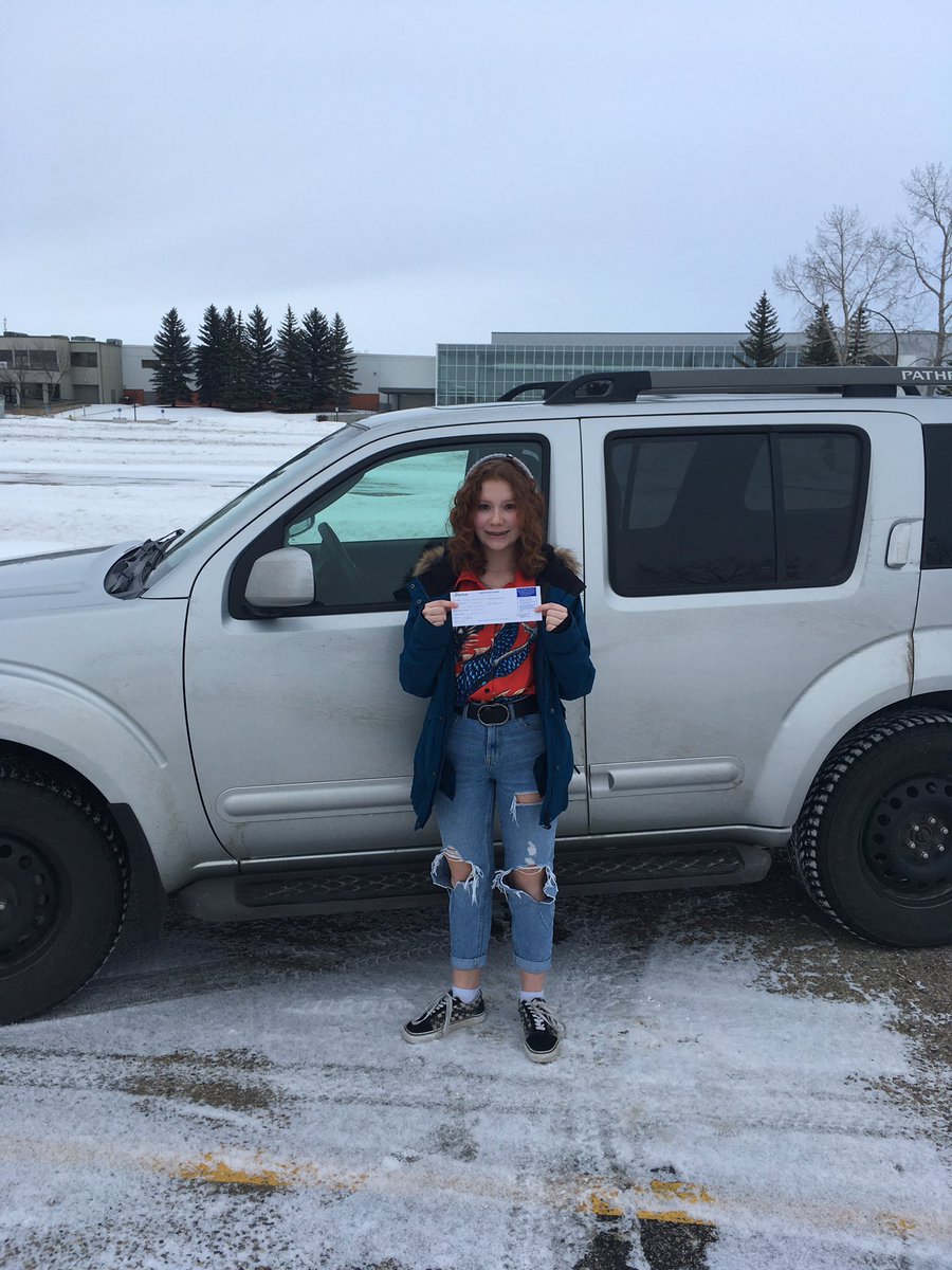 cagevisor's tweet image. Alberta’s newest driver #learnerpermit #dadwhiteknukleinthepassengerseat