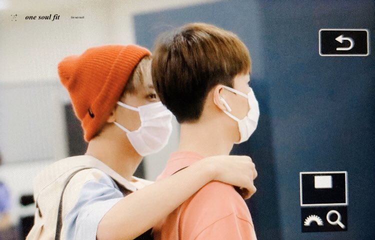 just taeil and hyuck being boyfriends at the airport