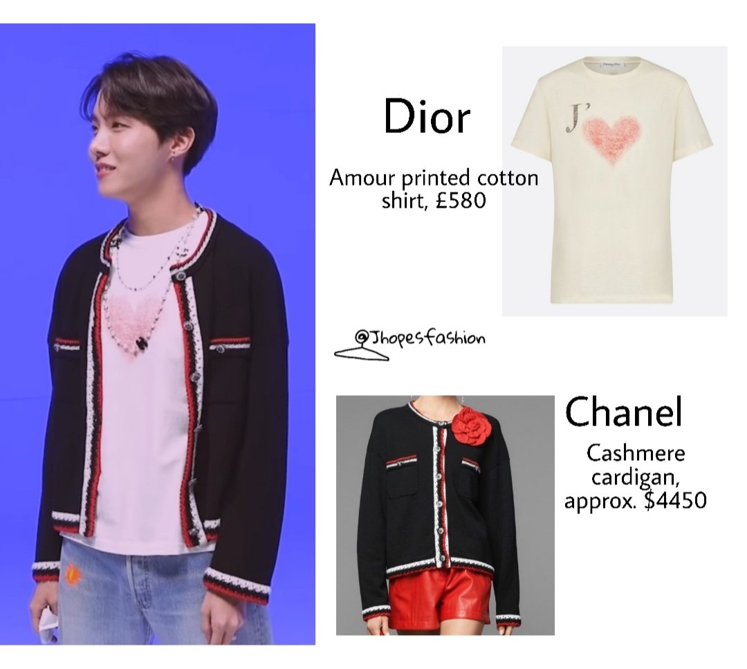 J-hope's closet on Instagram: “J-hope's Louis Vuitton denim jacket and  inside out t-shirt 200723 - Twitter post #Jho…