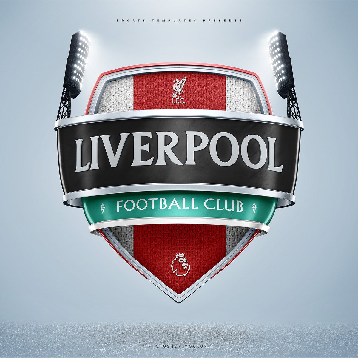 A quick @LFC 3D crest we made using our new 3D crests templates sportstemplates.net/product/sports… #LFCFamily #Liverpoolfc #sportsdesign #sportsbranding #SportsBiz #3dcrest #photoshoptemplate #photoshopmockup