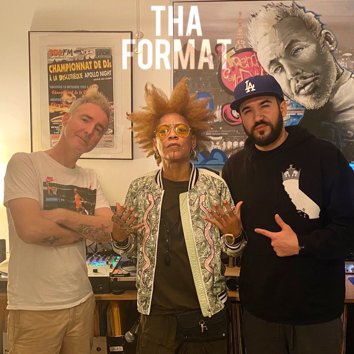 DestructLA's tweet photo. LA to #Paris we back!! ⬅️
Tune in 2nite to a new episode of #ThaFormat ....
Special Guest: @LegendMedusa
tonite @ 9pm on @thaformatshow
“An Hour Long Dose of That Certified Dope” ...........
Link In @thaformatshow bio x https://t.co/JpSKToCbjY https://t.co/voINLq0Wij