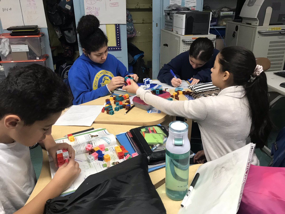 MadeFor5thGrade's tweet image. Students use tangible and visual representations to create their own prisms, while also finding the total volume using the standard formula. They even challenged themselves by creating and finding the volume of irregular figures! #HandsOnLearning
#AlgebraForAll
@PS66JKO