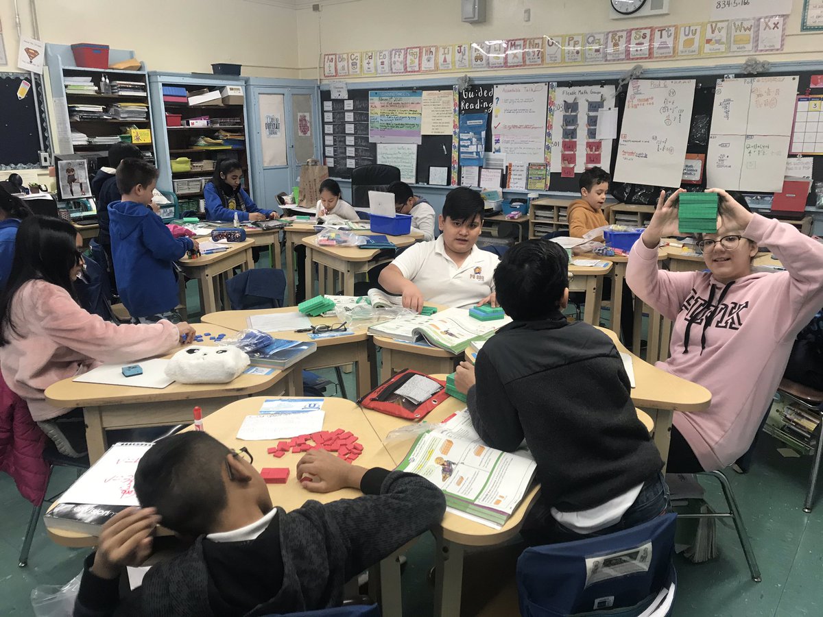 MadeFor5thGrade's tweet image. Students use tangible and visual representations to create their own prisms, while also finding the total volume using the standard formula. They even challenged themselves by creating and finding the volume of irregular figures! #HandsOnLearning
#AlgebraForAll
@PS66JKO