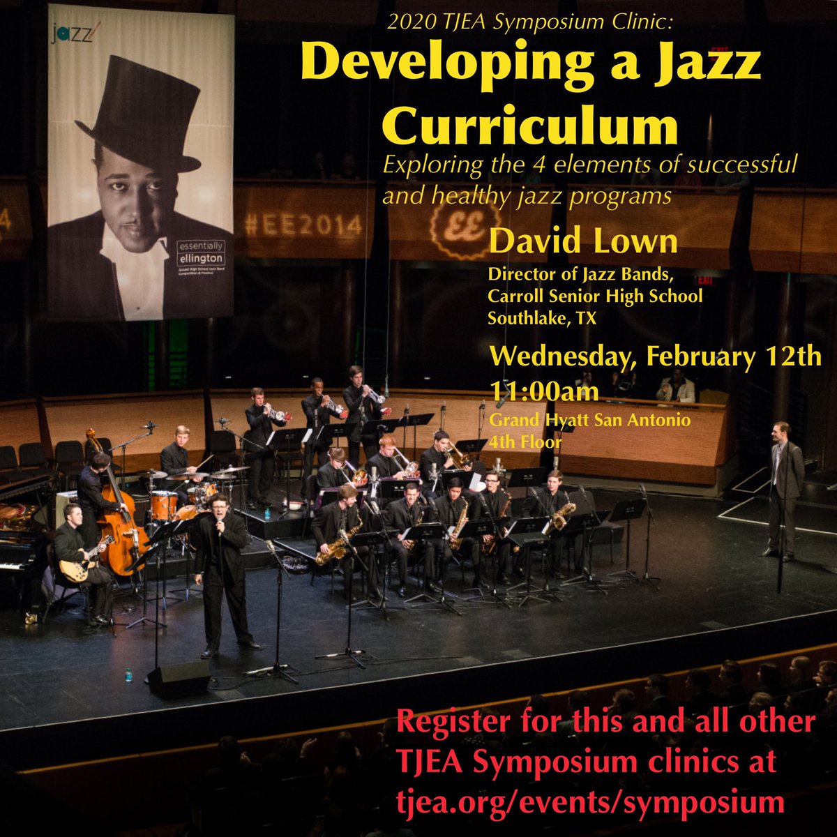 I’m very excited to be presenting a clinic next week at the TJEA Symposium, which for the first time is being held at TMEA in San Antonio! If you can make it, please register at tjea.org/events/symposi… . I hope to see you there!