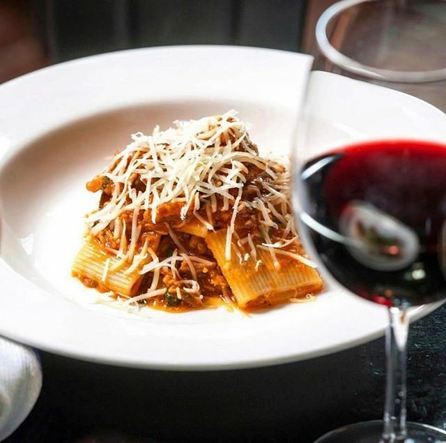 Paccheri with sunday night ragu #dinner #pasta #housemade #locandaverde