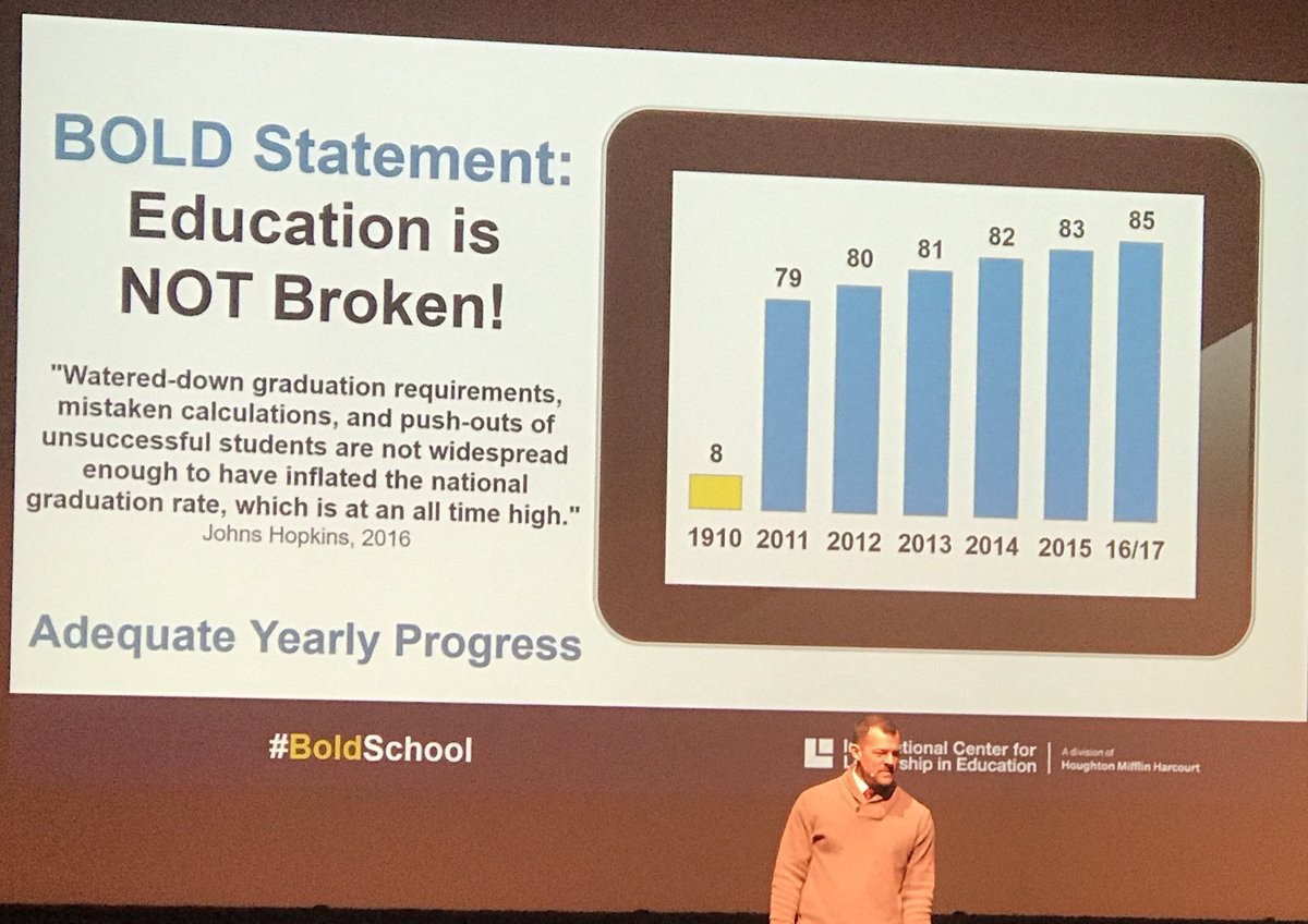 Be encouraged teachers, coaches, administrators and parents! We are working hard as a profession to serve our children and together we are winning a better tomorrow. Education is not broken! #boldschool ⁦<a href="/fd_RESA/">FDRESA</a>⁩