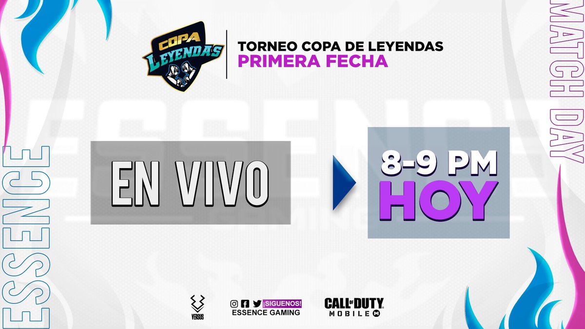 EssenceGaming_'s tweet image. #GameDay | Nuestro equipo de #CoDMobileBR, juega el torneo #CopaLeyendas. Encuentro que puedes seguir en vivo por:

📺 | facebook.com/CochoStreet/

It's time to #FeelTheEssence