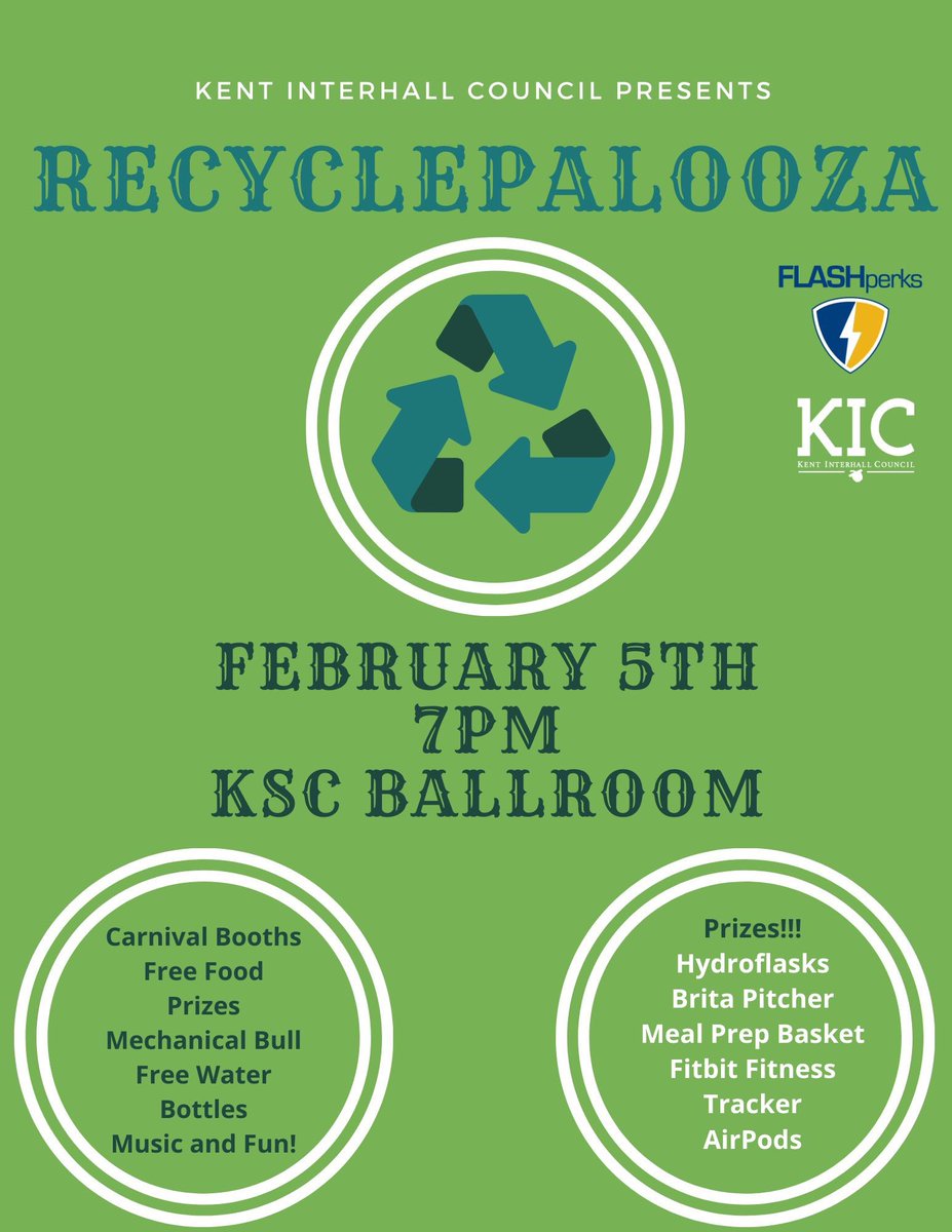 Retweet this for a raffle ticket entry to win these AirPods at Recyclepalooza!! #ksurecycles #recyclepalooza #recyclemania