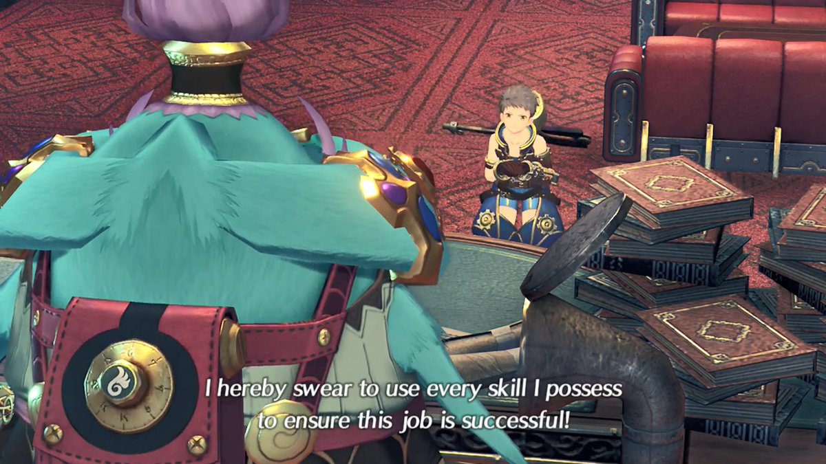 One of my favorite things about Rex is how casually he does things. The only reason the Xenoblade 2 even happens is because he takes a job without learning everything about it because "WHOA LOADS OF MONEY" which is pretty unique for a Xeno protag  #Xenoblade2