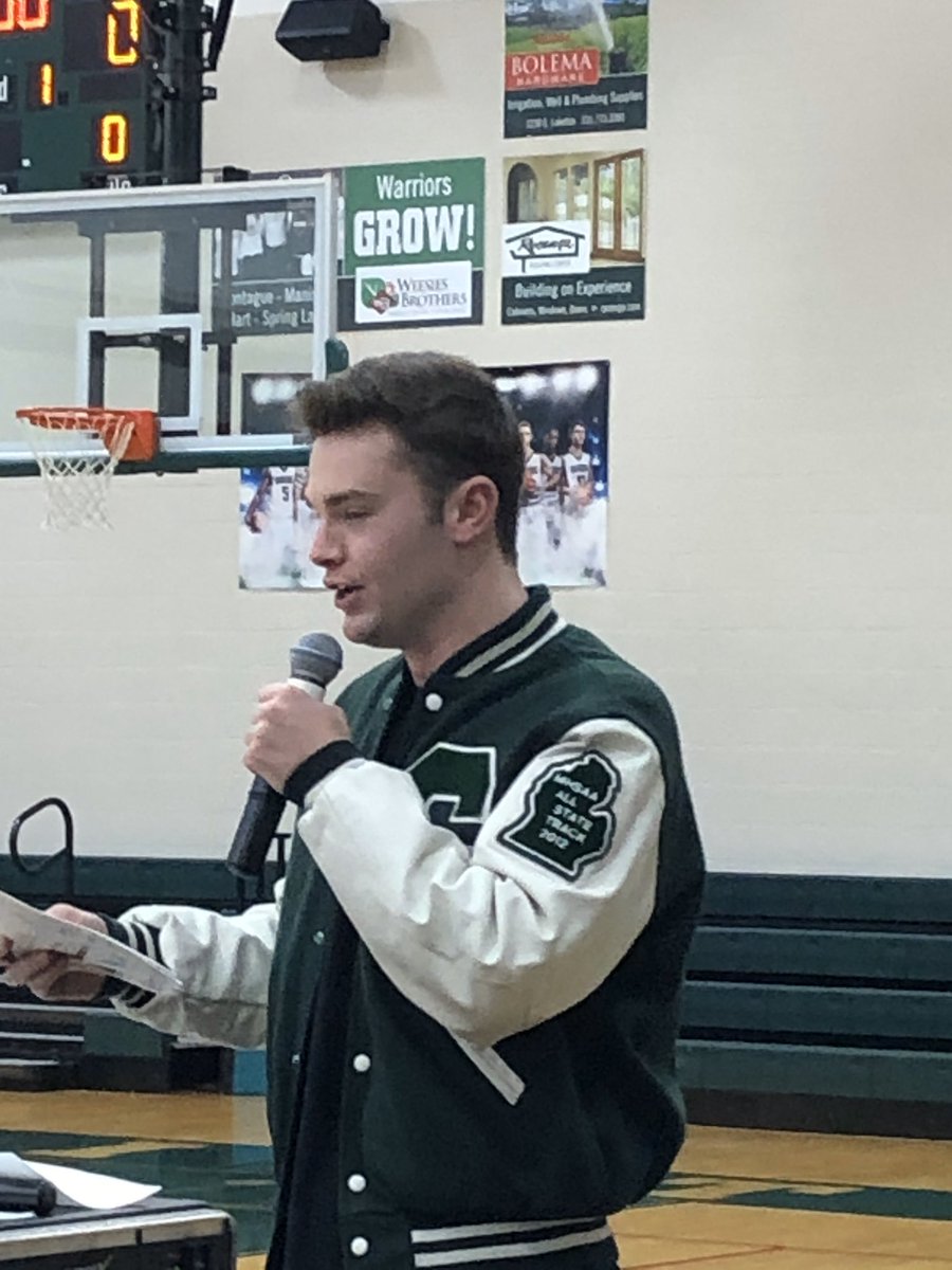 terrideboer's tweet photo. Guess who is joining the @WOODTV “Sports Crew” and calling the @WMCHS Basketball Game tonight??  @kollarjustin https://t.co/isVIjnj0VD