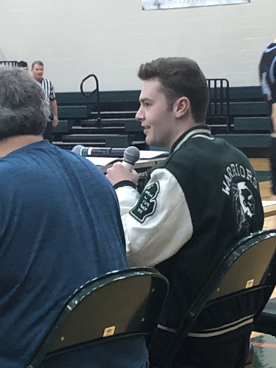 terrideboer's tweet photo. Guess who is joining the @WOODTV “Sports Crew” and calling the @WMCHS Basketball Game tonight??  @kollarjustin https://t.co/isVIjnj0VD