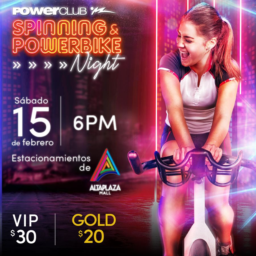 quientvpanama1's tweet image. La Rumba Fitness del Verano en #Panamá llegó !!! @powerclubpanama Spining &amp;amp; PowerBike Night en @altaplazamall .
.
3 horas de pedaleo al aire libre con CUPOS LIMITADOS !!! .
De ventas en todas las sucursales, escoge tu bicicleta por tiempo limitado !!!
.
#YoEntrenoEnPowerClub