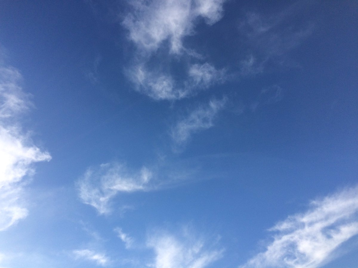 Blue sky with clouds