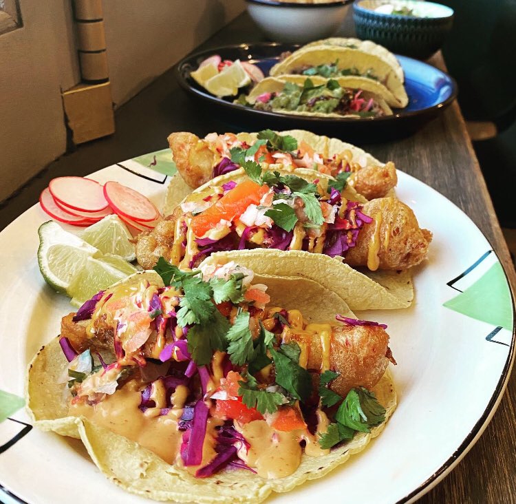 BrickfieldsBar's tweet photo. NEW POP UP STARTS TODAY
Thorne from @missiontacosuk is in the kitchen cooking up a storm
Tacos for everyone ๐ฎ6 -10pm Tuesday- Thursday YASS!
We have delicious Pisco sours & Margaritas
waiting for you #brickfieldsbar streetfood #tacos #mexicanfood #brockley https://t.co/rj1FGJpEUJ
