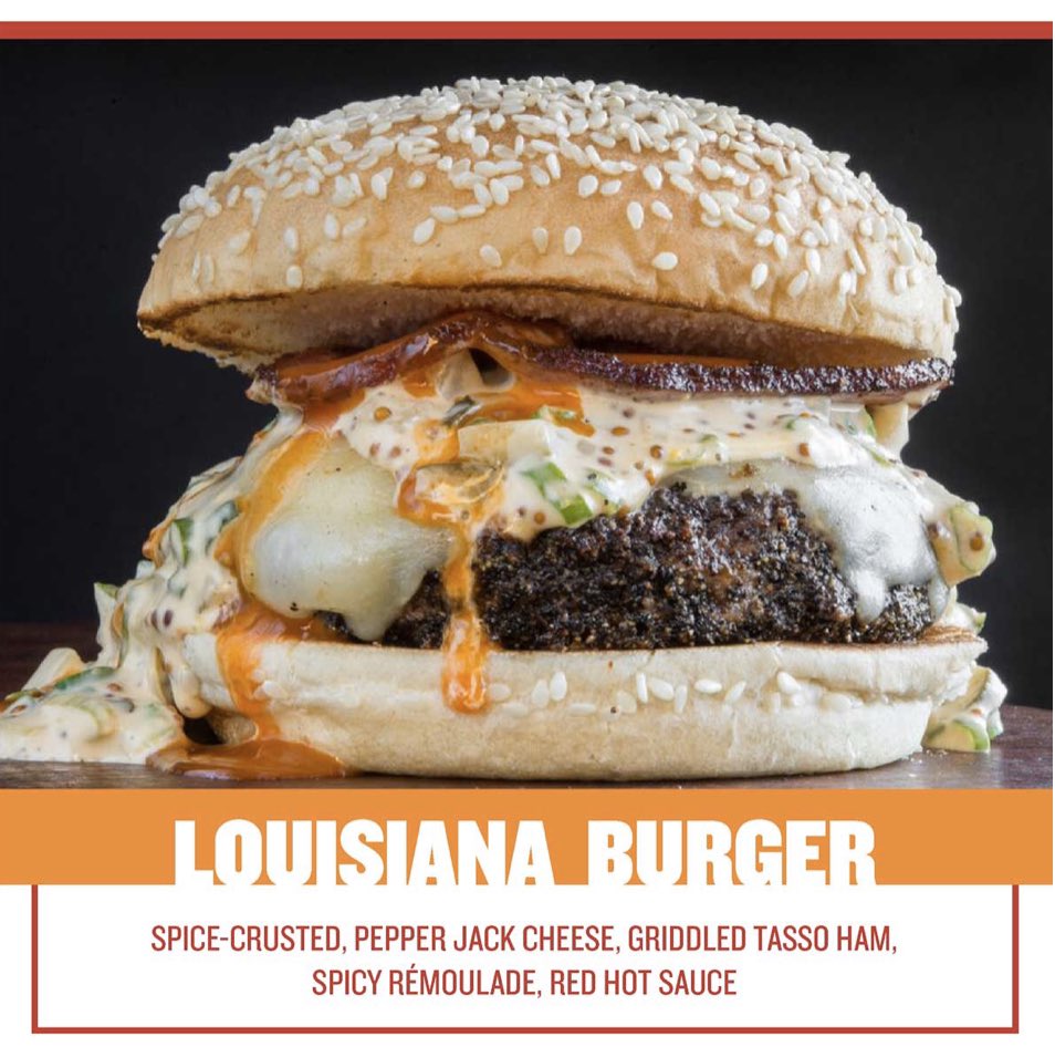 communiquelvin's tweet photo. I got lucky &amp; scored a reservation for a #free @bobbysburgerpal #LouisianaBurger It was delicious. With a spicy kick! #yumm #flayforall Thanks for the delicious burger! https://t.co/dEBmajMvVW