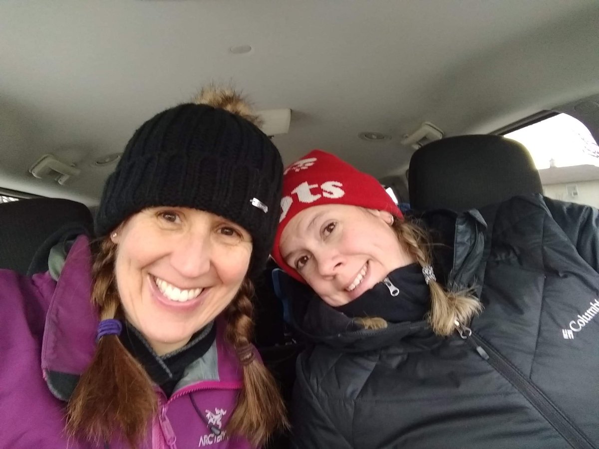 Strike day 2!  I got to spend 3 hours walking with this awesome friend!