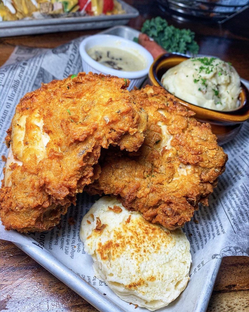 Have you given our Chicken and Biscuits a try? 📷: @closetfoodie_lv