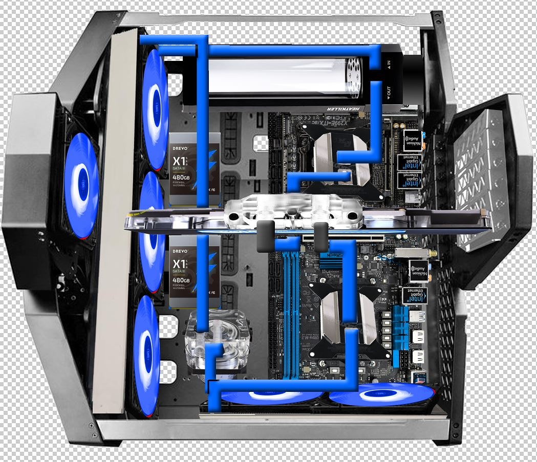 deepcool quadstellar water cooling