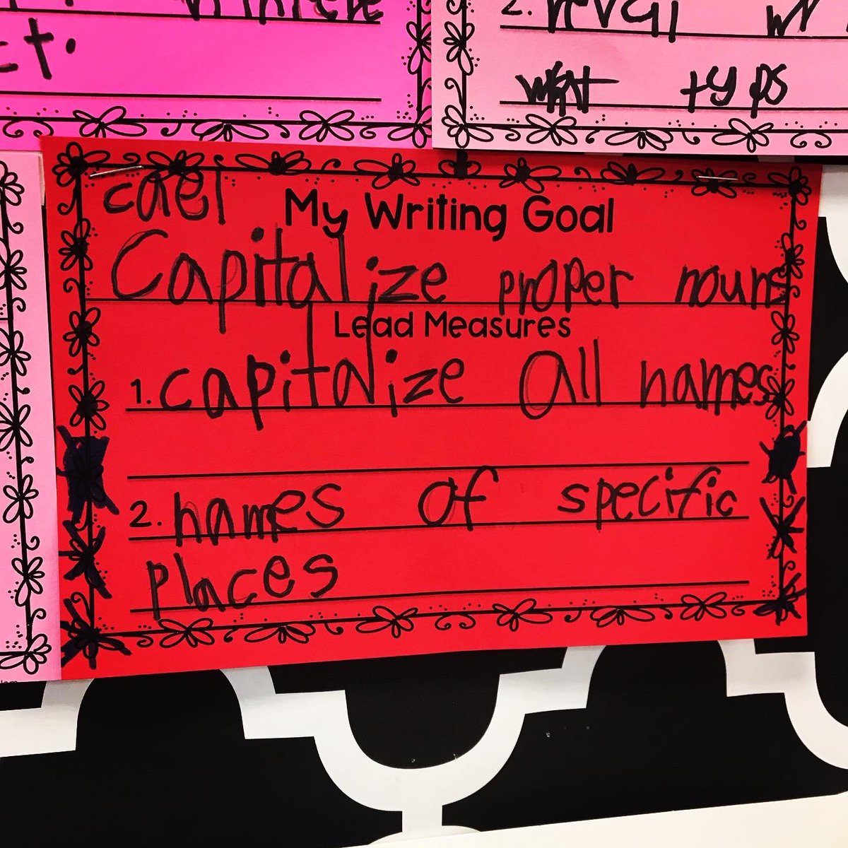 rebevans23's tweet photo. Writing goals for February have been made! ✅ #sycamoreyr3 #iamdsisd #secondgrade #leaderinme https://t.co/LNit5fpDIn